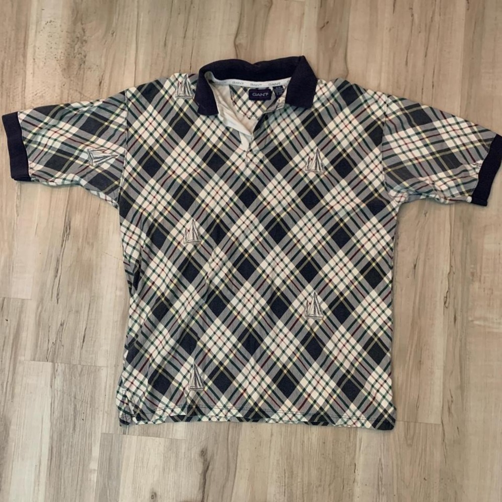 Vintage Y2K 2000s multi‎ color plaid shirt by Gant XL